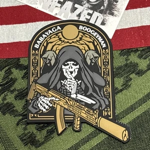 Parche táctico de gancho y bucle PvC 3D Babayaga Morale ¡Alta calidad grande! - Imagen 1 de 8