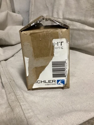 Kichler 15782WHT LED 12V Carcasa Zinc Cara con Persiana Foto 1 de 3