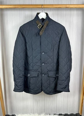 Barbour Quilted Lutz Jacket Coat Black Size S MQU0508NY71 - Image 1 of 4