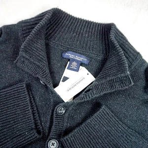 Maglione Banana Republic seta cashmere bottoni finto collo uomo L - Foto 1 di 9