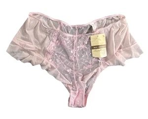 De colección Nuevo con Etiquetas Niño Panty Corto Rosa 9 L Encaje Floral Bordado Tesoros Secretos Nylon - Imagen 1 de 11