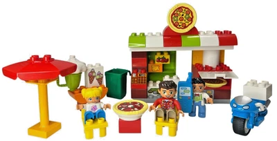 LEGO DUPLO 10834 My Town Pizzeria Juego Completo Retirado Foto 1 de 4