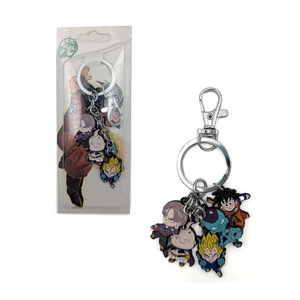 DragonBall Z - Trunk Majin Buu Frieza Vegeta Goku 1" Keychain 5 Pcs. Set NEW - Picture 1 of 3