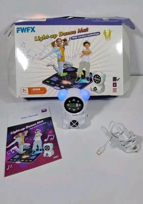 FWFX Light Up Dance Mat With Wireless Technology Tested & Working W Manual Box  - Image 1 of 4