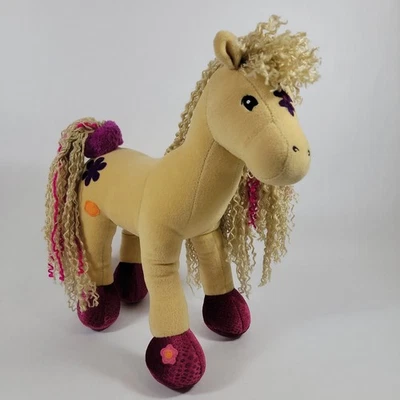 Peluche de caballo Groovy Girls Horse 13" Calypso Callie Posable Mare 2001 Foto 1 de 4