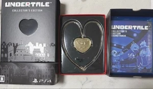 UNDERTALE Music Box Medaglione Musicale Cuore Edizione Limitata da Collezione Oro 14K - Foto 1 di 5