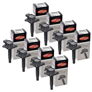 Set of 8 Delphi Ignition Coil GN10294 For Audi Volkswagen A4 1999-2007 - Picture 1 of 8