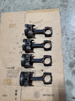 Jeep Cherokee XJ 1987/Rangler YJ 2,5 4 cilindros juego de pistones de varilla de conexión #343 Foto 1 de 4