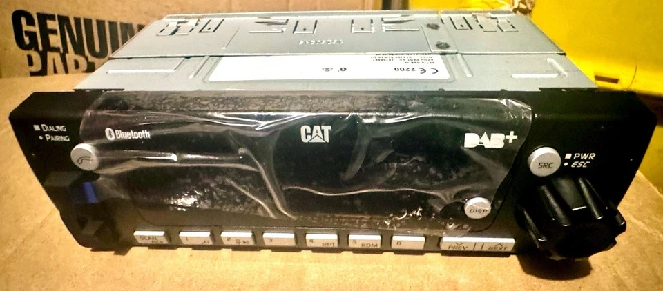 Caterpillar CAT 高级企业收音机 12V - P/N 585- 1578 调幅/调频蓝牙 USB  — 第 1/4 张图片