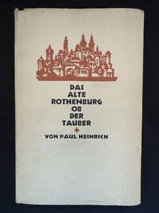 1926 Bavarian German Medieval History  Rothenburg Booklet Architecture Tourism - Picture 1 of 9