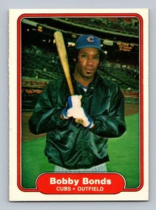 BOBBY BONDS 1982 FLEER CUBS - Picture 1 of 2