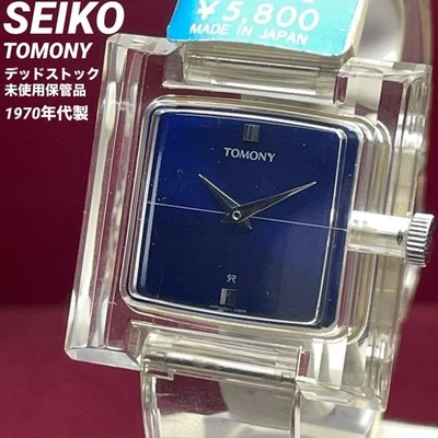 Винтажные часы Seiko Tomony 70-е с ручным заводом редкие мертвые запасы Япония - Изображение 1 из 4