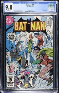 Batman #375 CGC NM/M 9.8 White Pages DC Comics 1984 - Picture 1 of 2