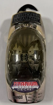 星球大战钛合金微型机器 VIRAGO Prince Xixor’s Starfighter - 2009 年全新 — 第 1/4 张图片