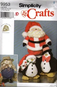 SIMPLICITY 9953 PINGUINE, SANTA AND SCARECROW - Bild 1 von 1