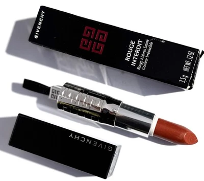 Givenchy Rouge Interdit lápiz labial satinado color irresistible 15 oro... - Imagen 1 de 3