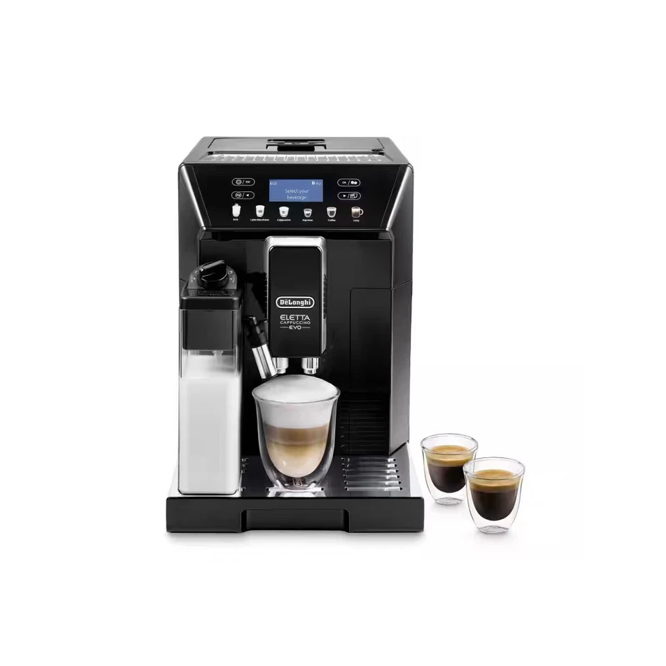 De'Longhi Kaffeevollautomat ECAM46.860.B Eletta Cappuccino Evo Schwarz NEU