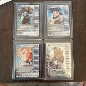 Limited Goku Trunks Saga Starter Set Personality Lv1-3 HT DBZ CCG Score Card  Z - Picture 1 of 6