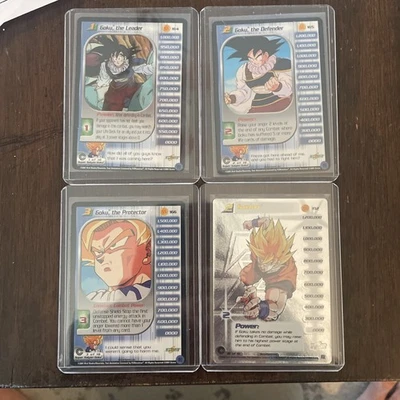 Limited Goku Trunks Saga Starter Set Personality Lv1-3 HT DBZ CCG Score Card  Z - Image 1 of 4
