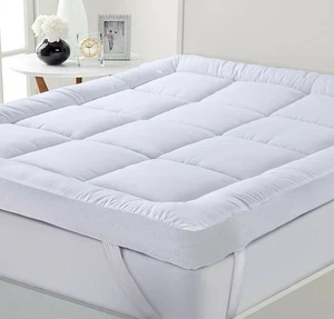 Queen Topper 160x200 Hotelqualität Matratzenauflage 5cm dick tief Topper - Bild 1 von 6