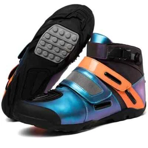 Motorcycle Professional Protective Riding Boots Men Cross-country Cycling Shoes - Picture 1 of 27