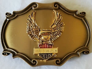 New Vtg. Harley Davidson Belt Buckle 1978 75th Anniv. Raintree-Made in the U.S.A - Picture 1 of 4