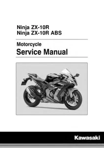 Manual de servicio de motocicleta Kawasaki Ninja ZX-10R | 2016 | ABS | CD O USB - Imagen 1 de 9
