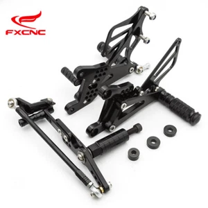 For Yamaha Rearset Footrest Footpegs Brake Pedal Foot Peg Shift YZF R1 2007-2008 - Imagen 1 de 15
