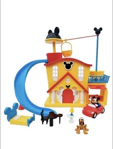 Disney Store Mickey Mouse Casa Juego Casa Club Luces Sonidos Pluto Coche Nuevo - Imagen 1 de 6