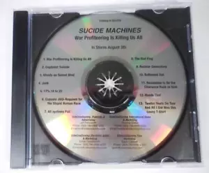 Suicide Machines - War Profiteering is Killing Us All (2005) Promo CD, Misprint - Imagen 1 de 4
