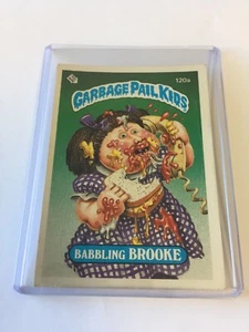1986 SERIE 3 TOPPS GPK GARBAGE PAIL KIDS 120a BABBLING BROOKE - Bild 1 von 4