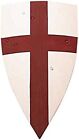 Crusader Medieval Shield Full Size Armor Costume White/Red One Size