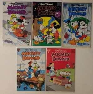 Walt Disney’s Mickey & Donald # 2, 7, 8, 12, 13 - Gladstone Copper Age Comics  - Picture 1 of 6