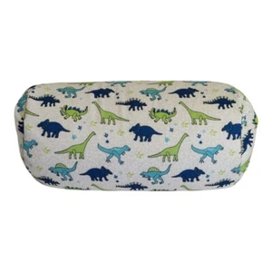Comfort Bay Beaded Bolster Pillow 6.7" x 11.8" Multicolored Dinosaur Footprint - Picture 1 of 8