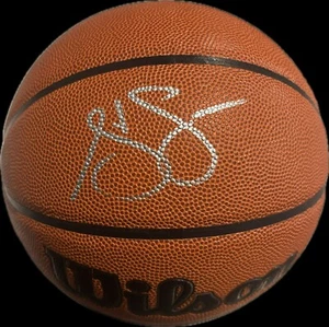 Steve Francis Signed Wilson NBA I/O Basketball - Houston Rockets - Picture 1 of 1