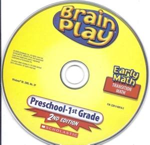 Brain Play, Preschool, 1st grade, Early Math (Scholastic CD, fun learn for kids) - Bild 1 von 1
