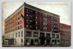 The Montrose Hotel Cedar Rapids Iowa Germany Antique VTG DB c1911 Postcard - Picture 1 of 2