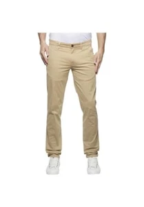  Pantalones de mezclilla Tommy Chino Freddy elásticos beige incienso L34 - Imagen 1 de 1