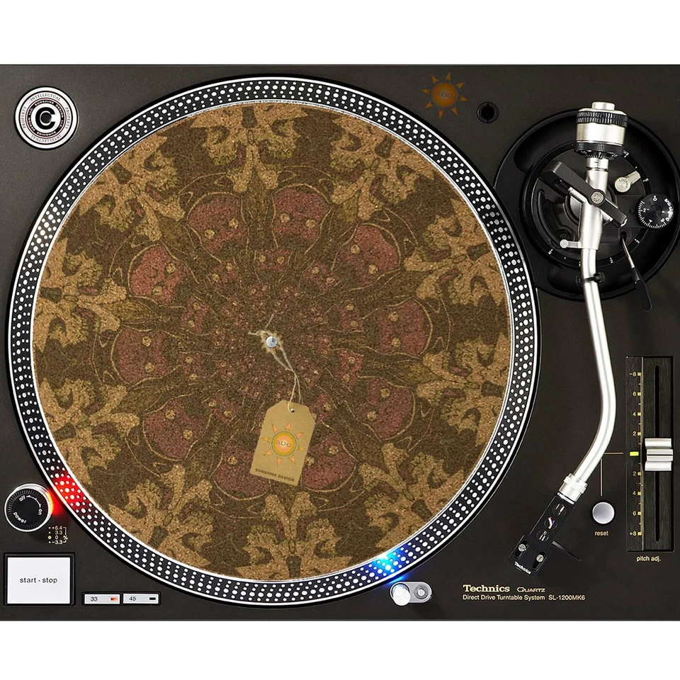 Tocadiscos Trolls CORK Slipmat 12" para DJ Vinilo LP Audiophile Foto 1 de 1