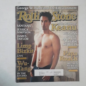 Rolling Stone Keanu Reeves Wu-Tang Clan Papa Roach Limp Bizkit Hugh Hefner Band - Imagen 1 de 4