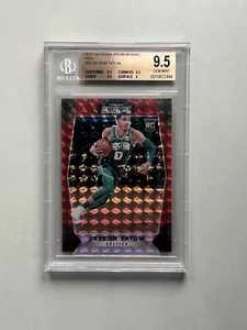 2017 Prizm Mosaic Red Jayson Tatum BGS 9.5 Boston Celtics RC Rookie - Bild 1 von 2