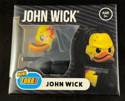 Mini Tubbz - Keanu Reeves - John Wick - Pato de goma - Aprox 2" de alto Foto 1 de 4