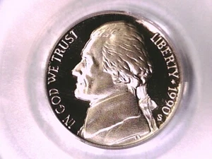 1990 S Proof Jefferson Nickel PCGS PR 69 DCAM 16401244 - Picture 1 of 3