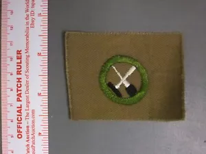 Insignia de mérito cuadrada Boy Scout artesanía (más tarde reparaciones en el hogar) 2065NN - Imagen 1 de 1