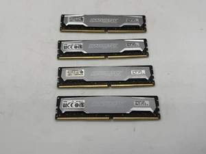 Crucial 32GB (4x8GB) DDR4 2400MHz Desktop Memory BLS8G4D240FSA.16FADG/16FBD1 - Picture 1 of 6