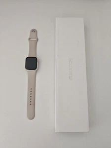 Apple Watch Series 7 GPS 41mm Starlight Sport Band - Very Good - Zdjęcie 1 z 13