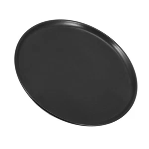 Große schwarze matte Platte Keramik Pizza Platte Kuchenplatte Haushalt - Bild 1 von 12