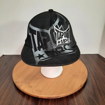 Gorra de béisbol Tapout MPS para hombre talla S/M negra ajuste flexible Tek-Flex Y2K MMA Foto 1 de 4