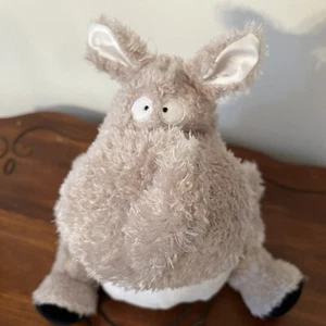 Plush Gray Sitting Rhinoceros Rhino Bowtie Sandra Boynton Kohl's Cares 14” Tall - Picture 1 of 12
