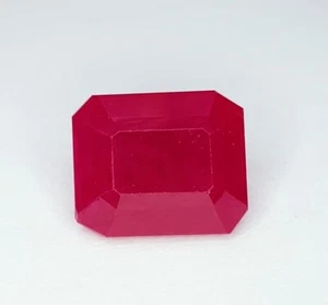 9.82 Ct Certified Untreated Natural Mozambique Red Ruby Loose Gemstone Ruby Gem - Foto 1 di 10